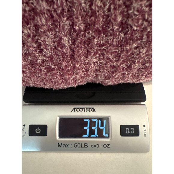 Barefoot Dreams Womens Cardigan 2X Maroon Speckled Cozychic Lite SoftAF LongLine - Picture 11 of 11